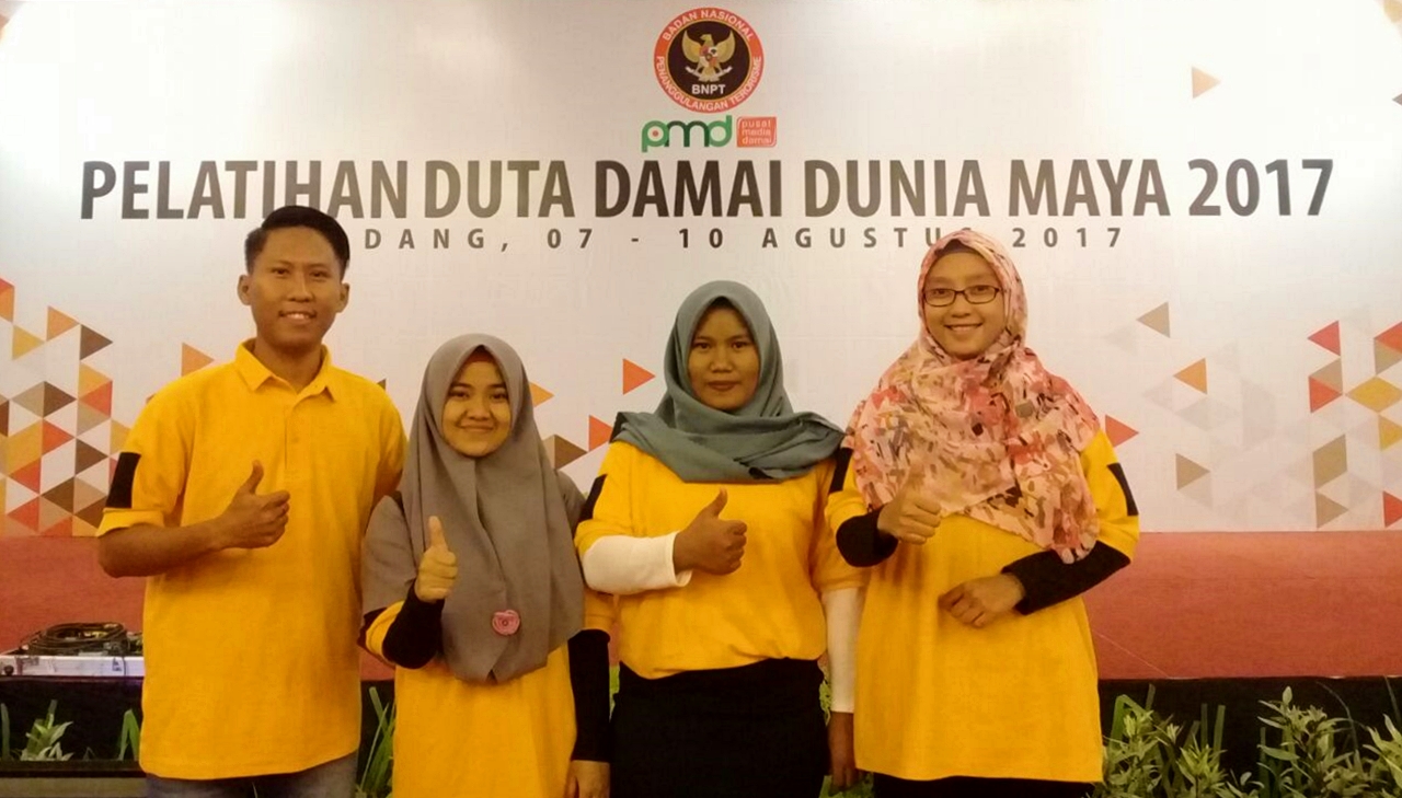 4 Mahasiswa Universitas Bung Hatta Jadi Duta Damai 2017
