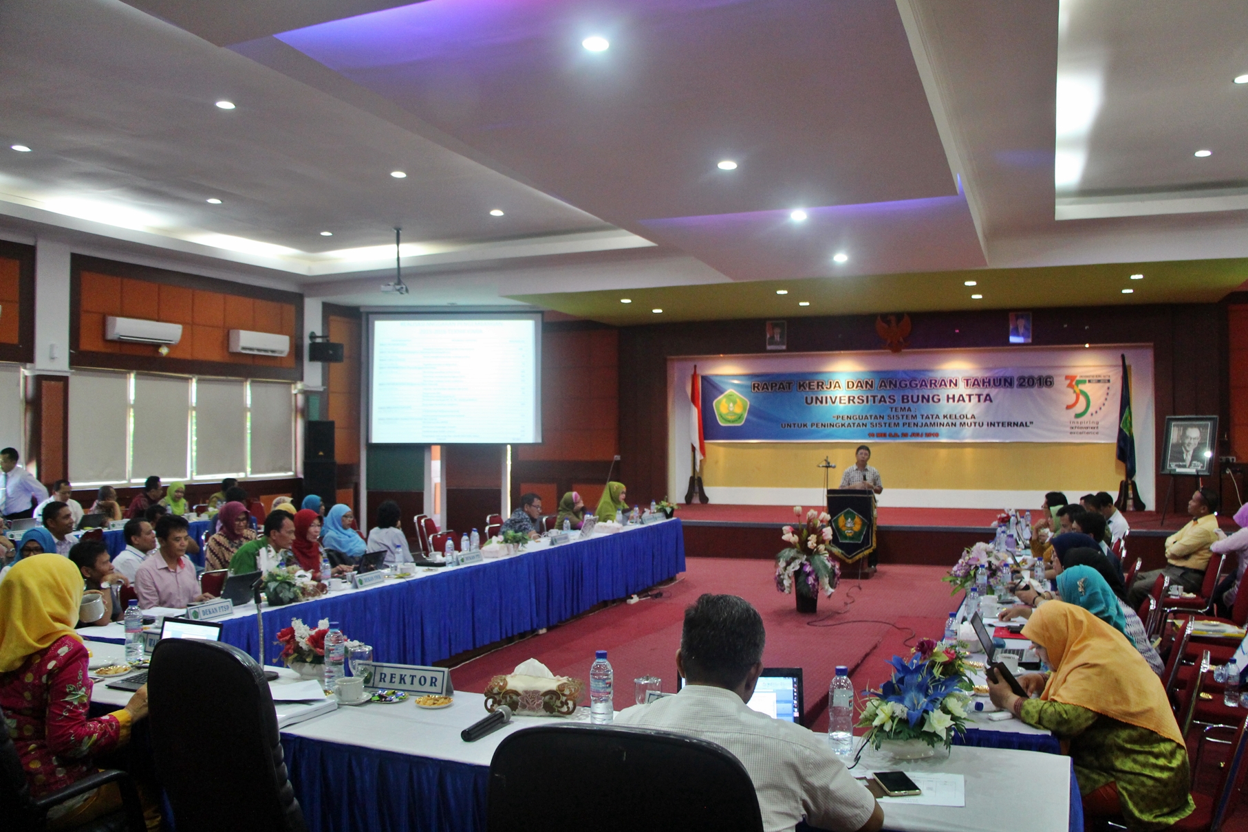 Universitas Bung Hatta Mengadakan Sidang Plano II RKAT Tahun 2016