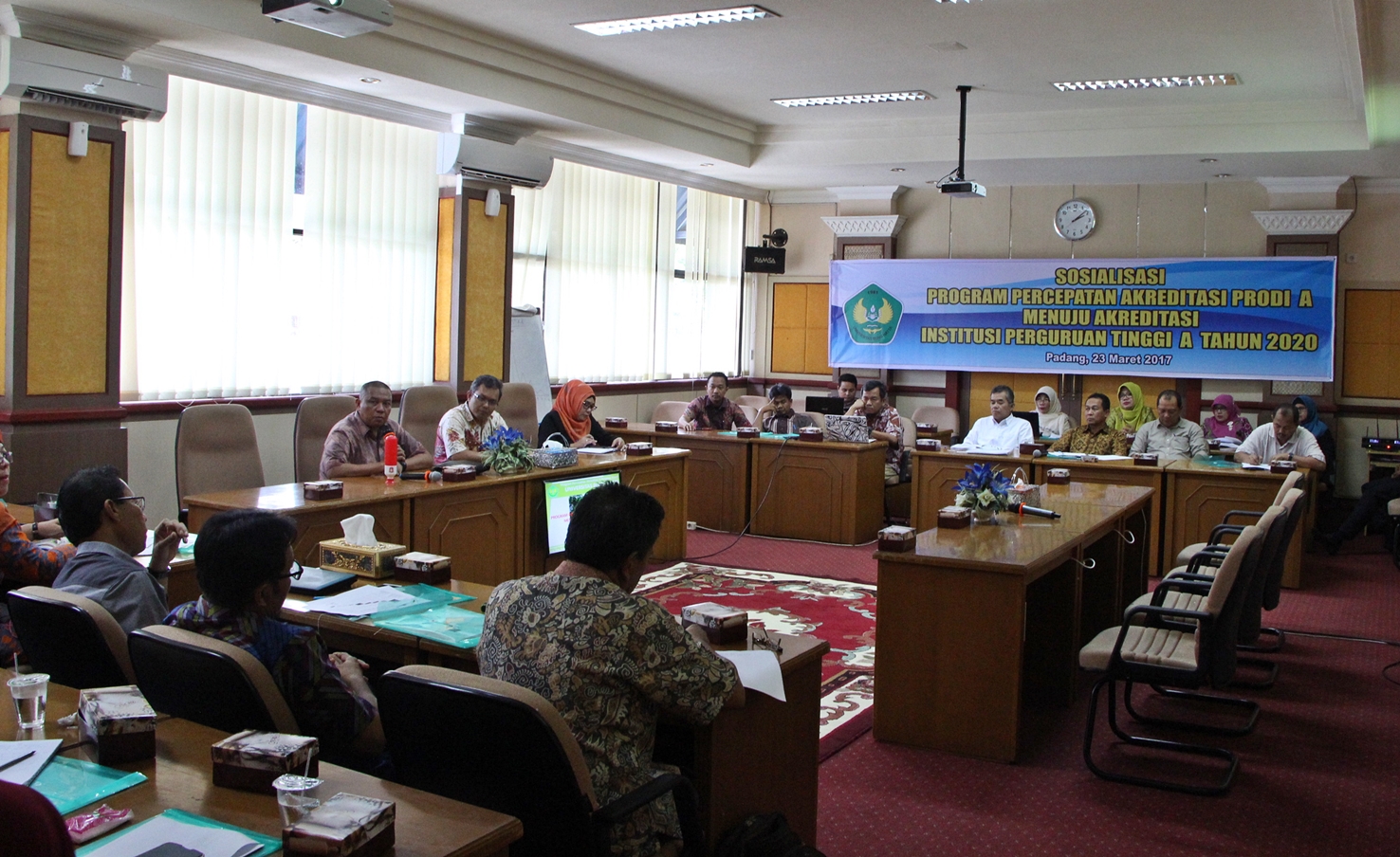 Universitas Bung Hatta Selenggarakan Sosialisasi Program Percepatan Akreditasi Prodi A