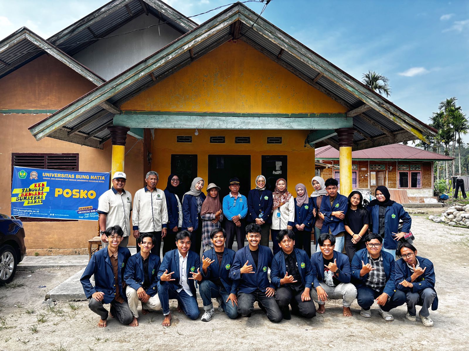 Universitas Bung Hatta Laksanakan Monev KKN Tanggap Bencana 2026 di Nagari Anduring