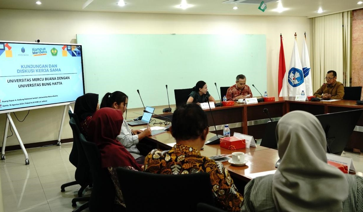 Kunjungan dan Penguatan Kerjasama Universitas Bung Hatta dengan Universitas Mercu Buana