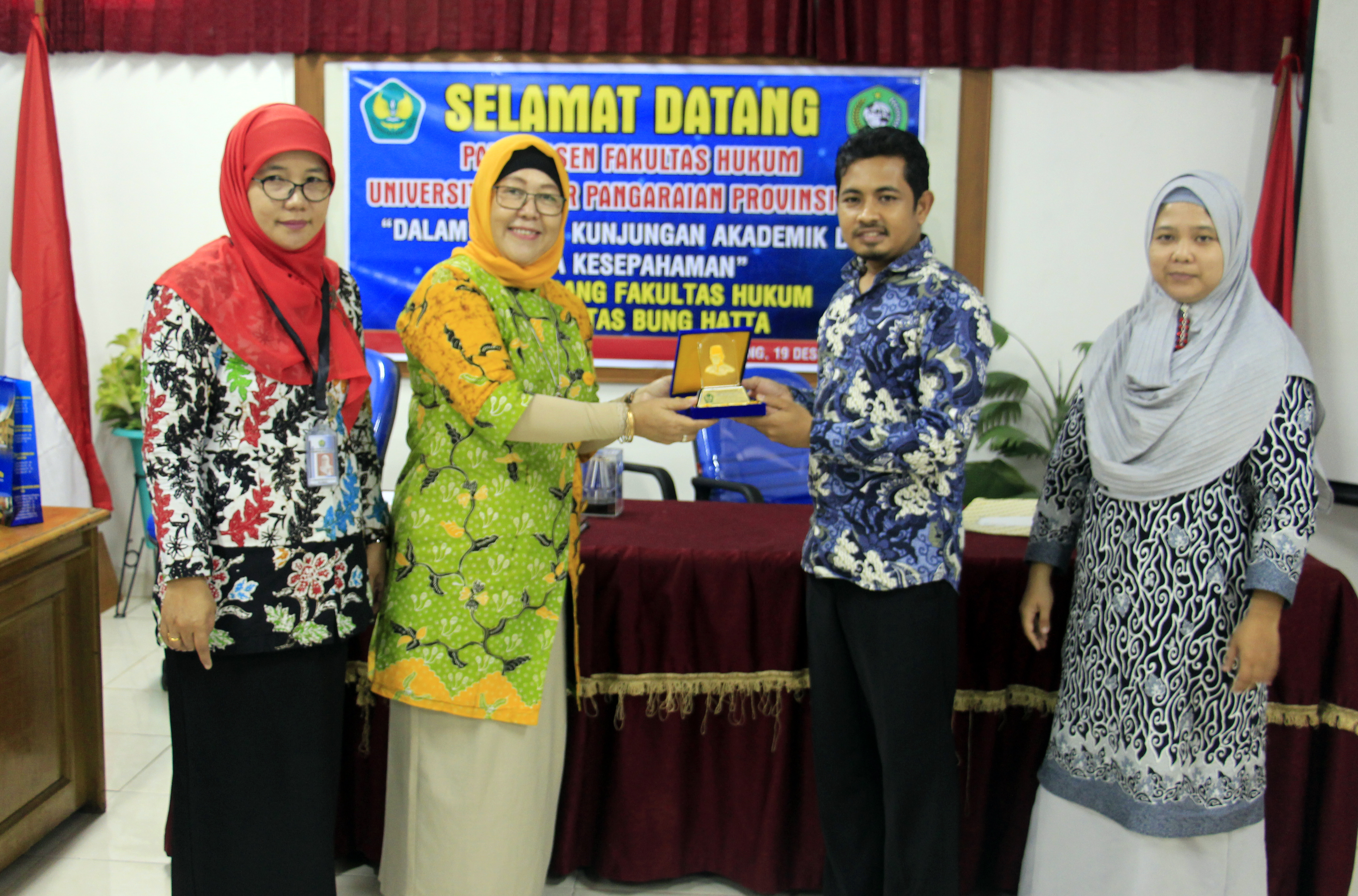 Kunjungan Fakultas Hukum Universitas Pasir Pangaraian Riau ke Fakultas Hukum Universitas Bung Hatta