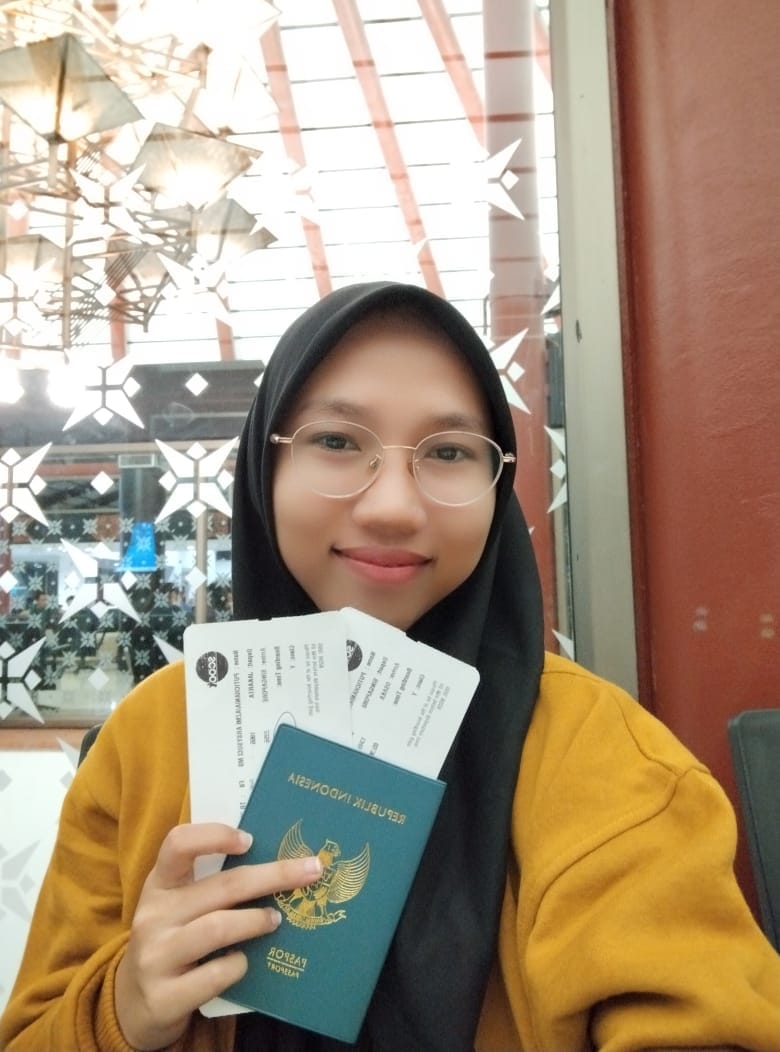 Azmi Arsysuci Putichania, Berangkat Ke Sonoda Women's University, Osaka Jepang