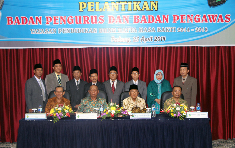 Inilah Pengurus Harian Yayasan Pendidikan Bung Hatta Masa Bakti 2014-2018